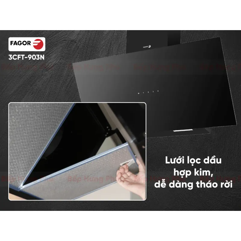 Nâng Cấp Bếp Với Máy Hút Mùi 3CFT-903N - Công Suất Hút Khủng 780m³/h, Hút Êm Ái! 591124