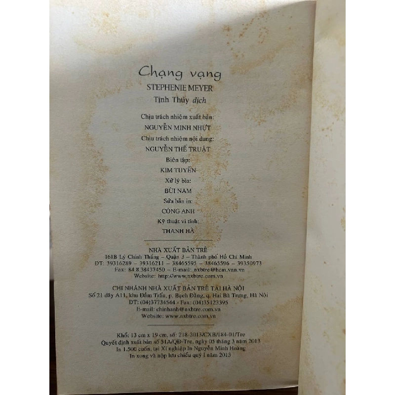 Chạng Vạng - Stephenie Meyer 933586