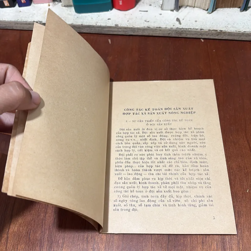 II Sách Xưa: Công Tác Kế Toán Đội Sản Xuất _ Hợp Tác Xã Sản Xuất Nông Nghiệp - 1974 765760