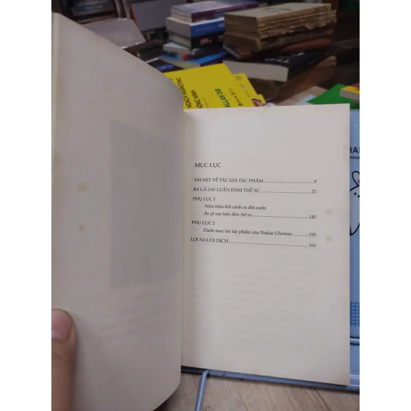 Sách: Ba gã say luận đàm thế sự - TG: Nakae Chomin (B1) 788201