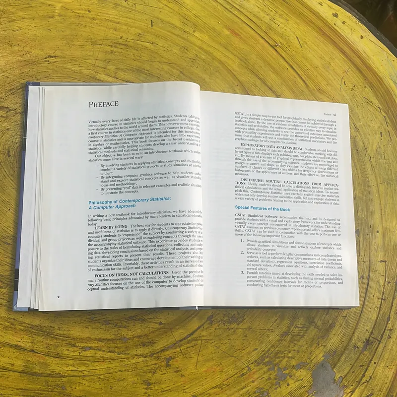 CONTEMPORARY STATISTICS A COMPUTER APPROACH-  699421