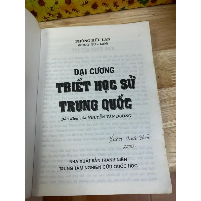 Đại Cương Triết Học Sử Trung Quốc - Phùng Hữu Lan 927578
