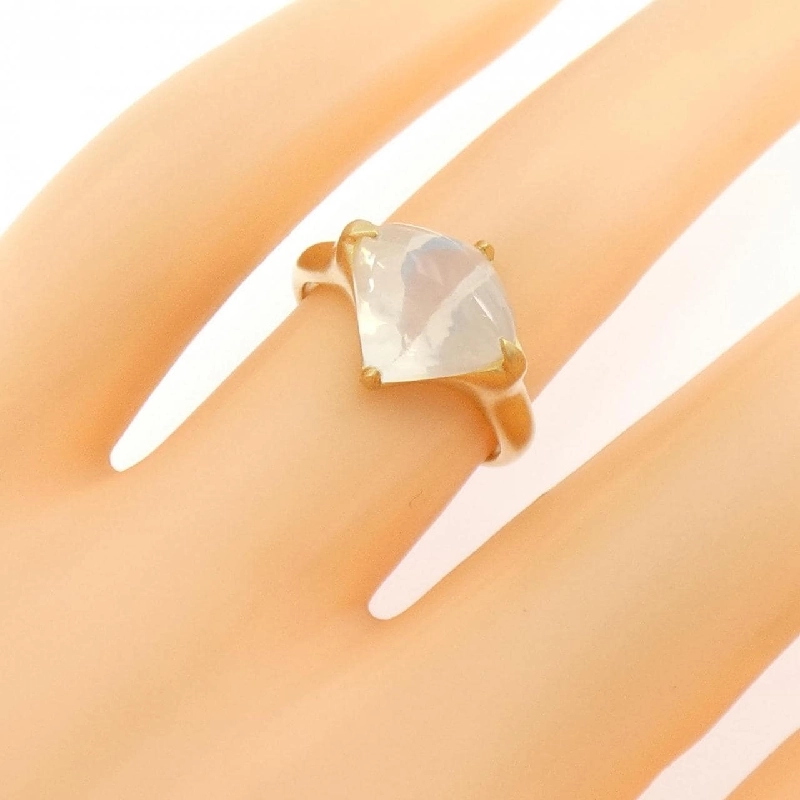 K18YG Nhẫn Đá Mặt Trăng - Hàng hiệu Chính hãng 852777