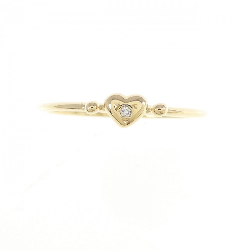Nhẫn kim cương hình trái tim K18YG 670441