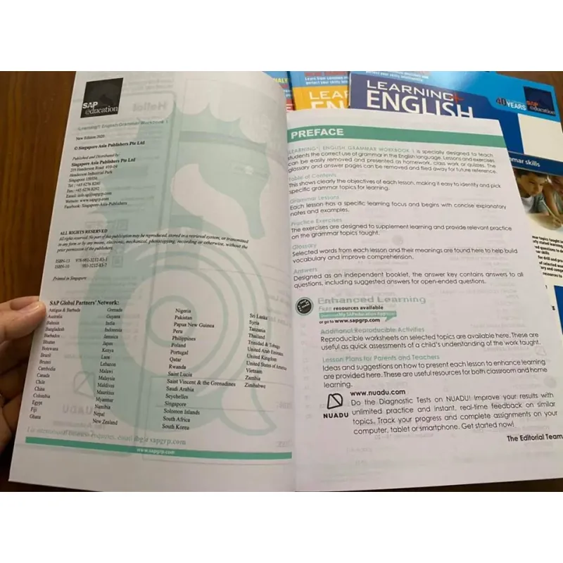 Learning English grammar (Sách nhập) - 6 quyển 759589