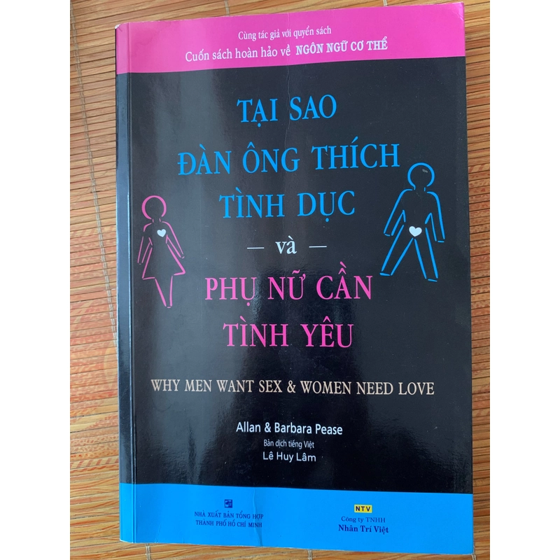 sách Tại Sao Đàn Ông Thích Tình Dục và Phụ Nữ Cần Tình Yêu _ 90% new 298748