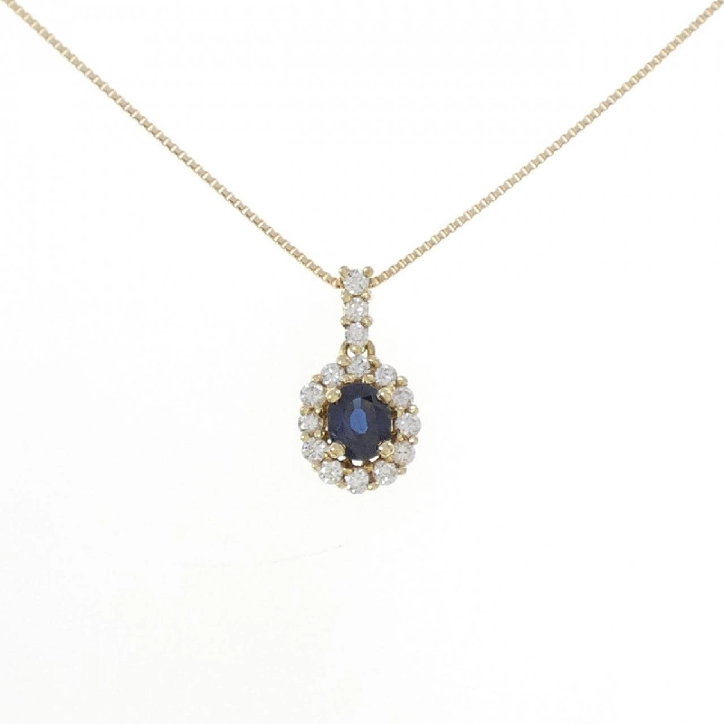 750YG/K18YG Sapphire Necklace - Hàng hiệu Authentic 858105
