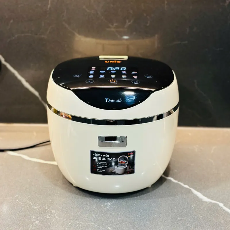 🍚 NỒI CƠM ĐIỆN TỬ UNIE URC612 – NẤU CƠM GIẢM ĐƯỜNG, LÒNG INOX CAO CẤP, DUNG TÍCH 1.2L 728979