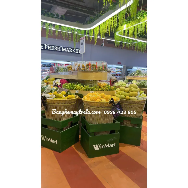 Sọt trưng bày trái cây siêu thị 728925