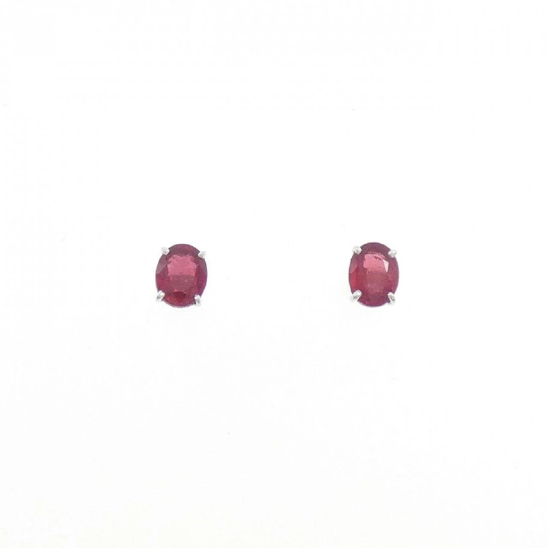 K18WG Bông tai Ruby 0.72CT - Hàng hiệu Chính hãng 866802