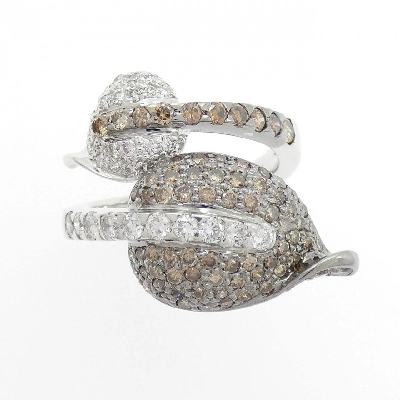 Nhẫn kim cương 18KWG/18KBG 0.44CT - Hàng hiệu Authentic 847694