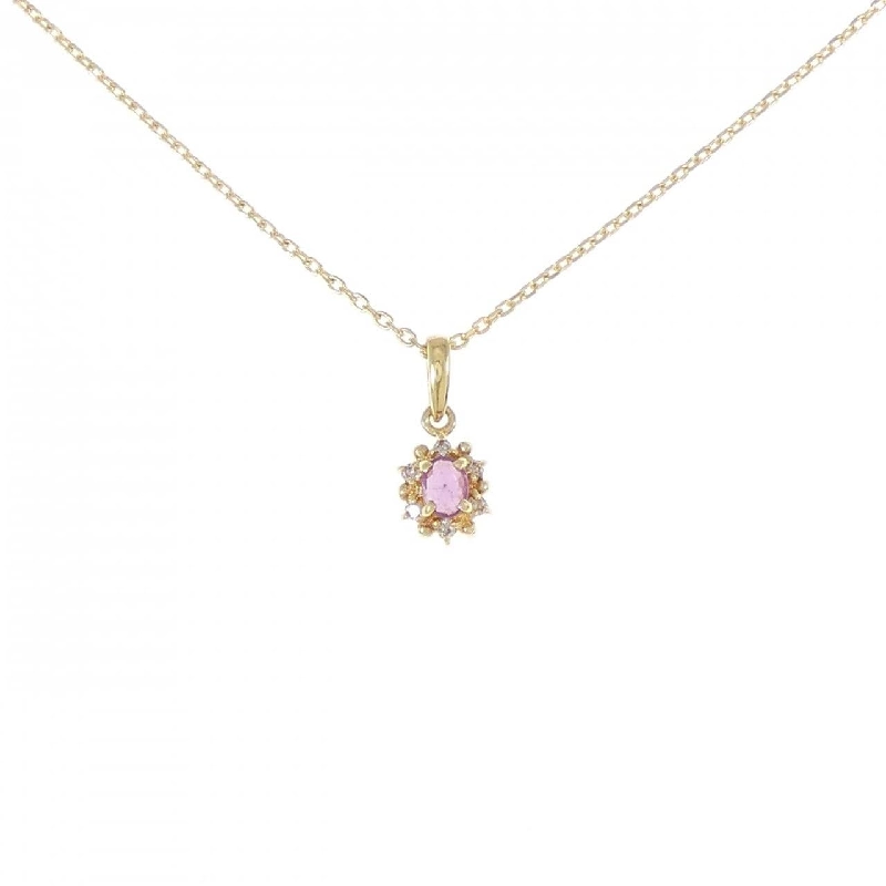 K18YG Dây chuyền Ruby - Hàng hiệu Chính hãng 867829