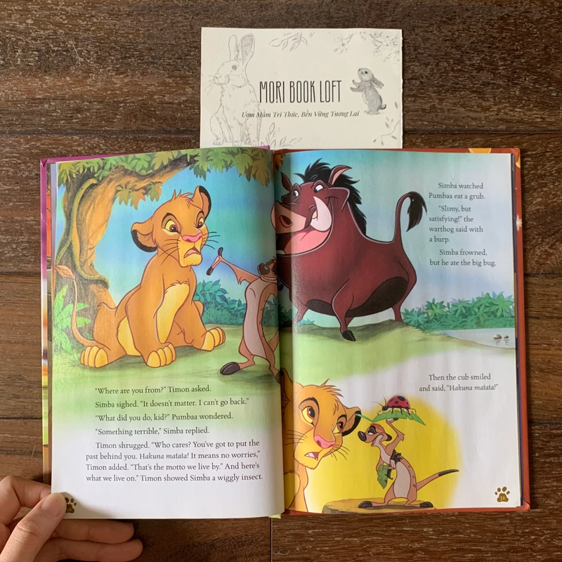 Sách tranh Disney tiếng anh The Lion King, Used, Bìa cứng 478664
