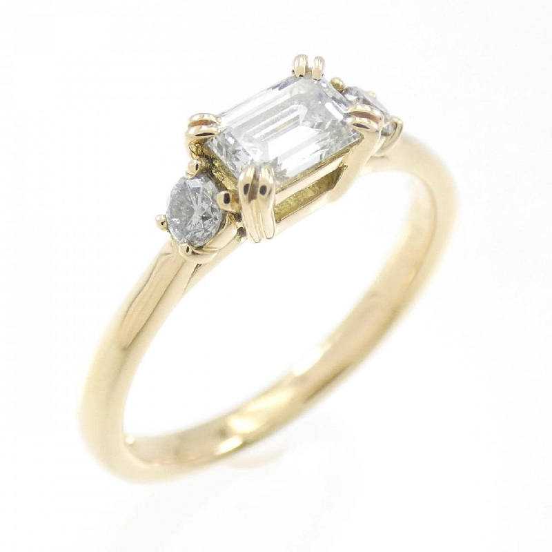 Nhẫn kim cương K18YG 0.334CT 671266