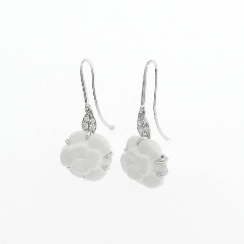 Bông tai Chanel Camellia - Hàng hiệu Authentic 843707