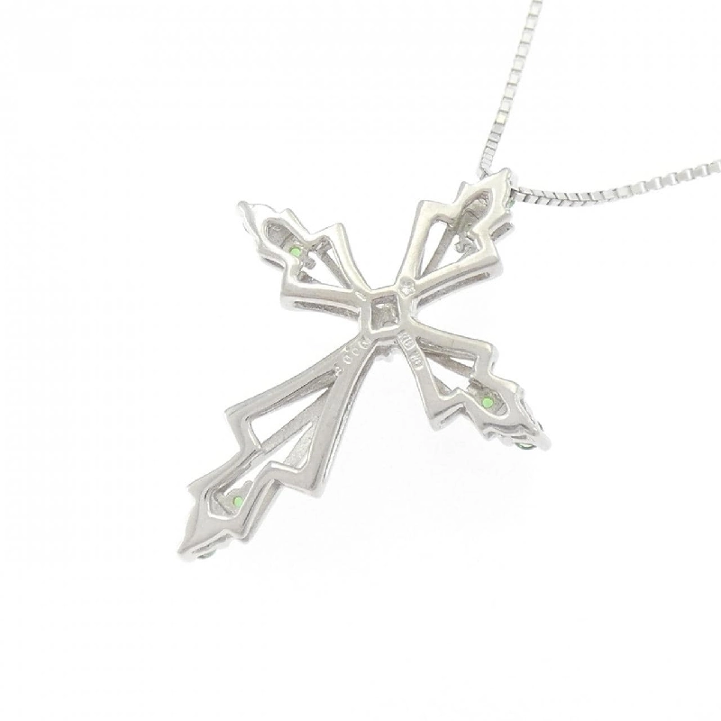 K18WG Đeo chéo Ngọc lục bảo xanh - Hàng hiệu Chính hãng 856266