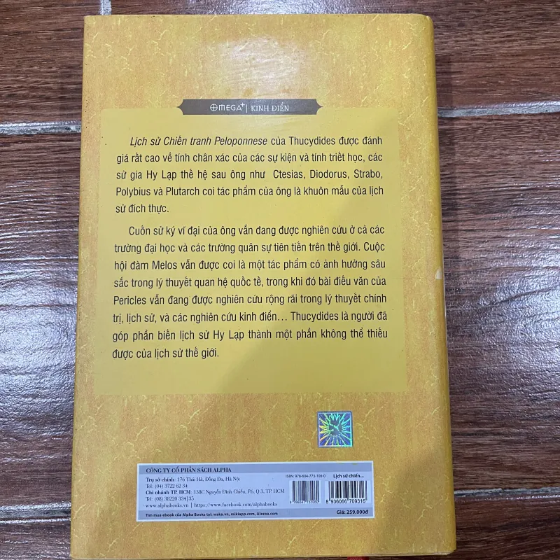 Lịch sử chiến tranh Peloponnese Thucydides (6) 756464