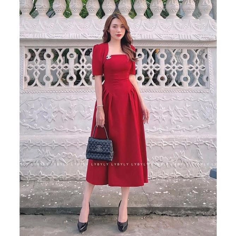VÁY CỔ VUÔNG THANH LỊCH SIZE S 525995