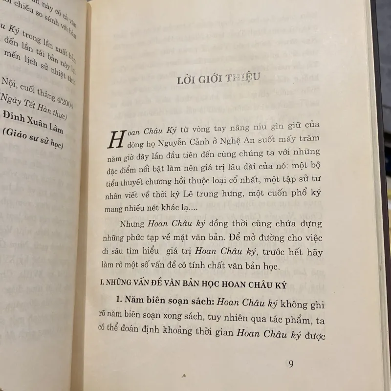 HOAN CHÂU KÝ, Bản bìa cứng xb 2004 926897