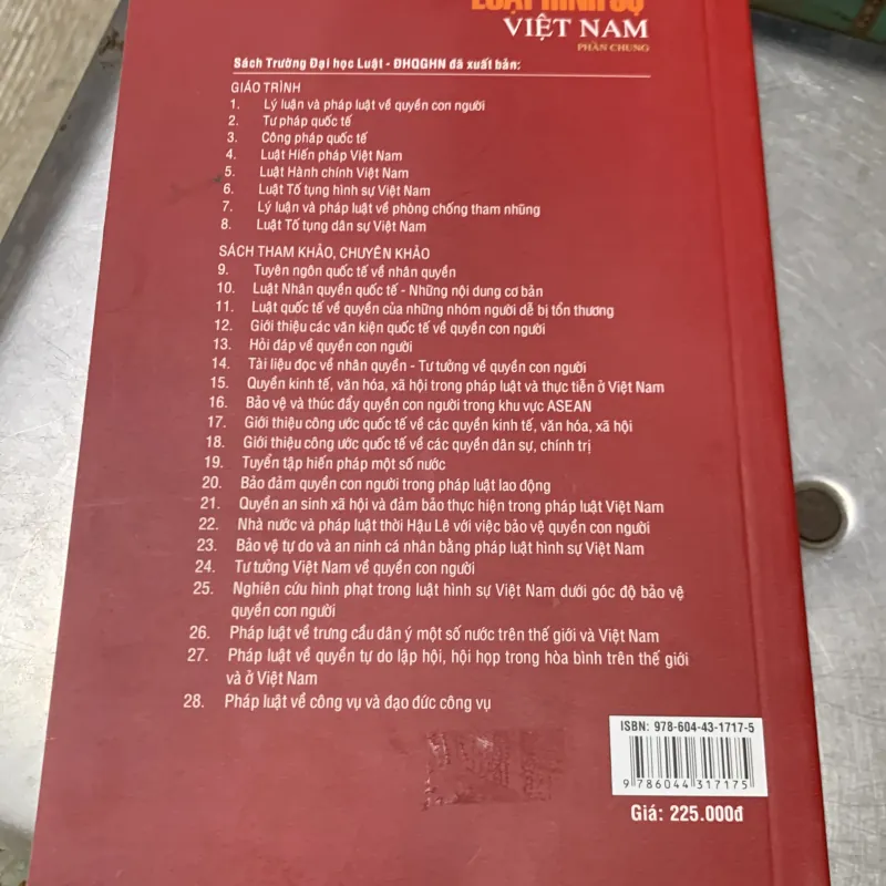 Giáo trình luật hình sự việt nam, phần chung.  754794