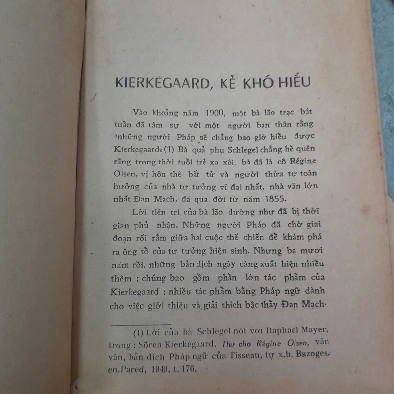 KIERKEGAARD NGƯỜI CHỨNG CỦA CHÂN LÝ - GEORGES GUSDORF 473195