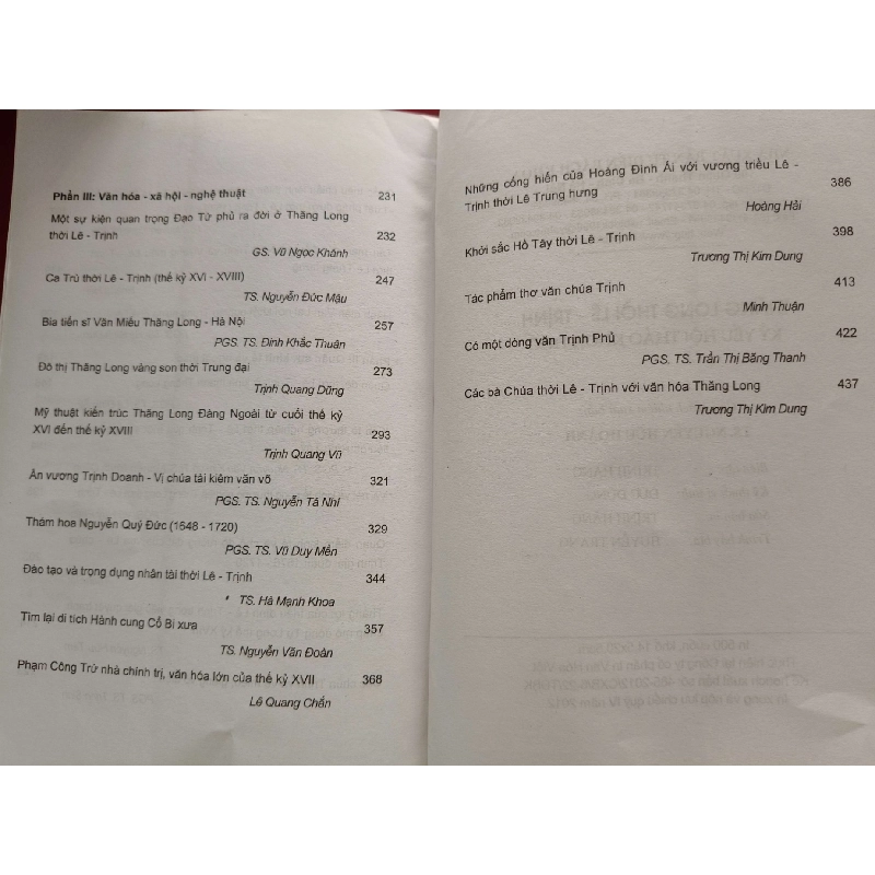 THĂNG LONG THỜI LÊ TRỊNH - VKHXHVN - 2012 - 468 trang LỊCH SỬ - CHÍNH TRỊ - TRIẾT HỌC ANTQ0709 919858
