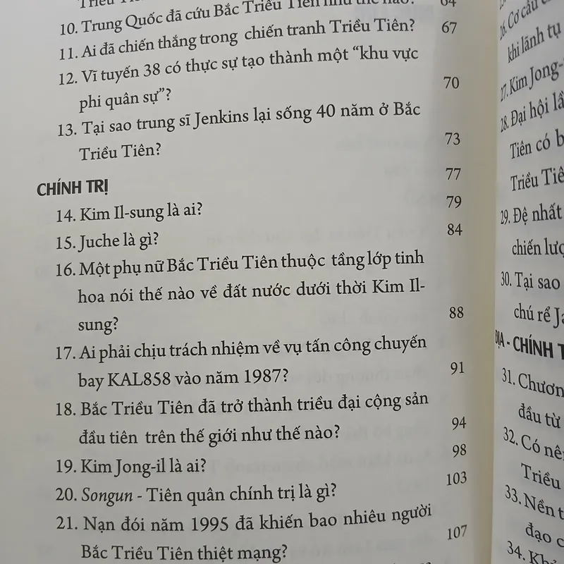 BẮC TRIỀU TIÊN QUA 100 CÂU HỎI - NGUYỄN THỊ TƯƠI dịch 731587