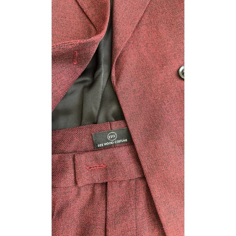 Set đồ vest công sở thanh lịch. Size S, màu đỏ tía, sử dụng 1 lần duy nhất 606238