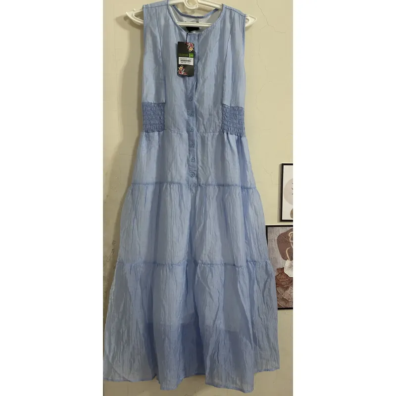 Váy maxi mau xanh duong 975996