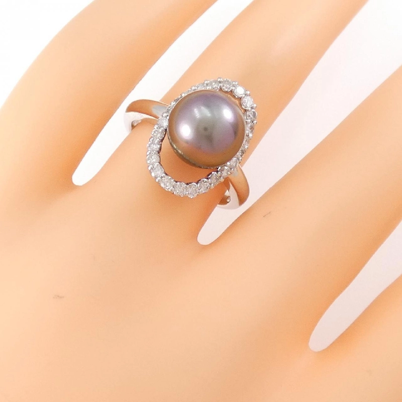 Nhẫn ngọc trai đen PT900 9.7mm 671904