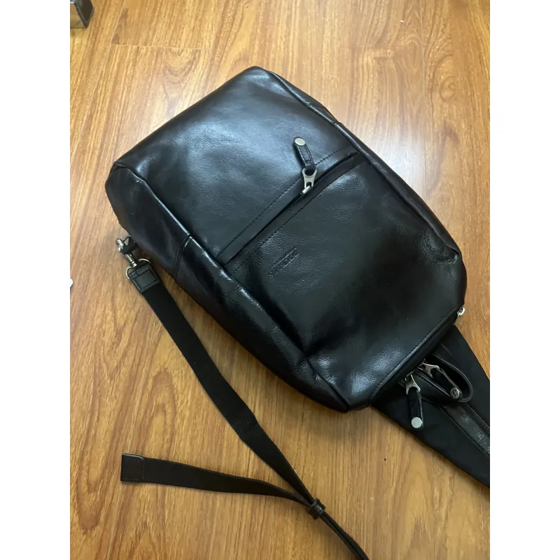 Túi nam 18x30x7 đeo chéo da thật 2hand 992642