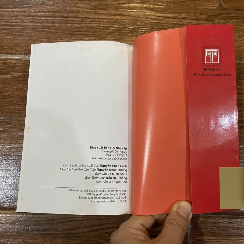 Văn mới 2004-2005 - Tuyển văn xuôi của những tác giả mới và tác giả đang được mếm mộ (6) 925720