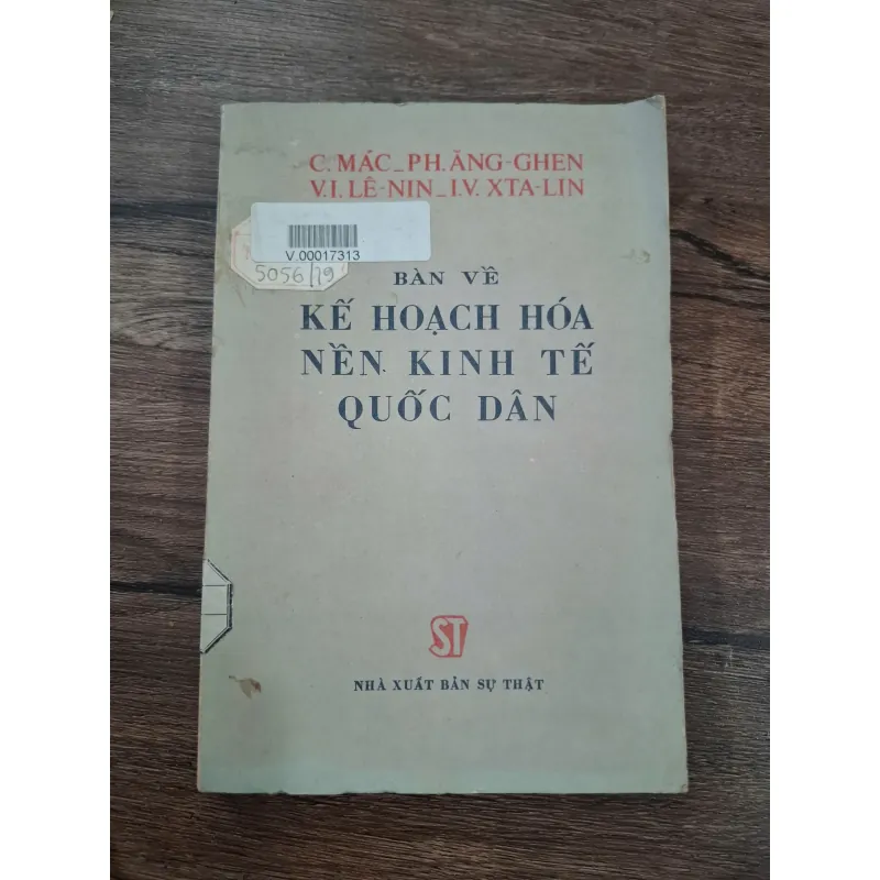 BÀN VỀ KẾ HOẠCH HÓA NỀN KINH TẾ QUỐC DÂN 716110