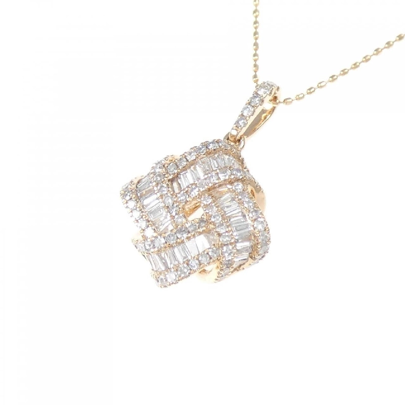 K18PG Dây chuyền kim cương 0.40CT - Hàng hiệu Chính hãng 863828