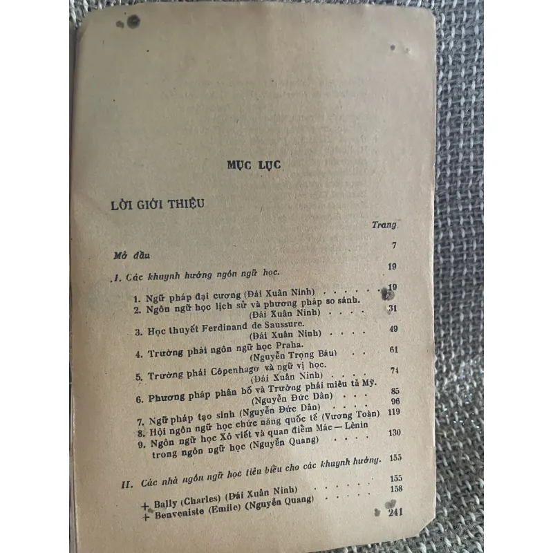 Ngôn ngữ học: khuynh hướng, lĩnh vực, khái niệm ;1984  1025152