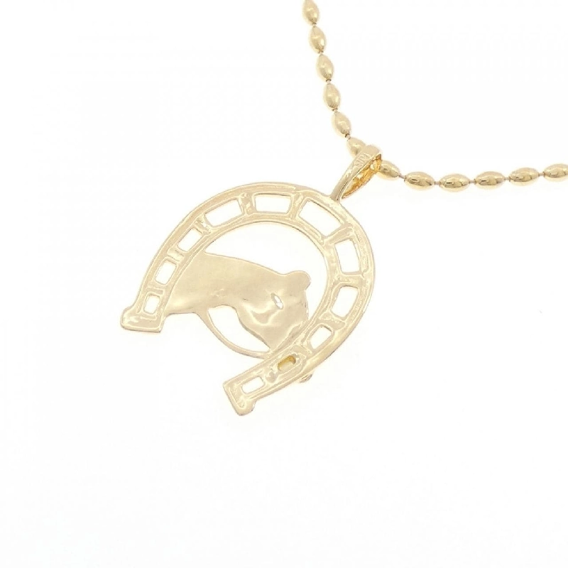 K18YG Dây chuyền hình móng ngựa - Hàng hiệu Authentic 848250