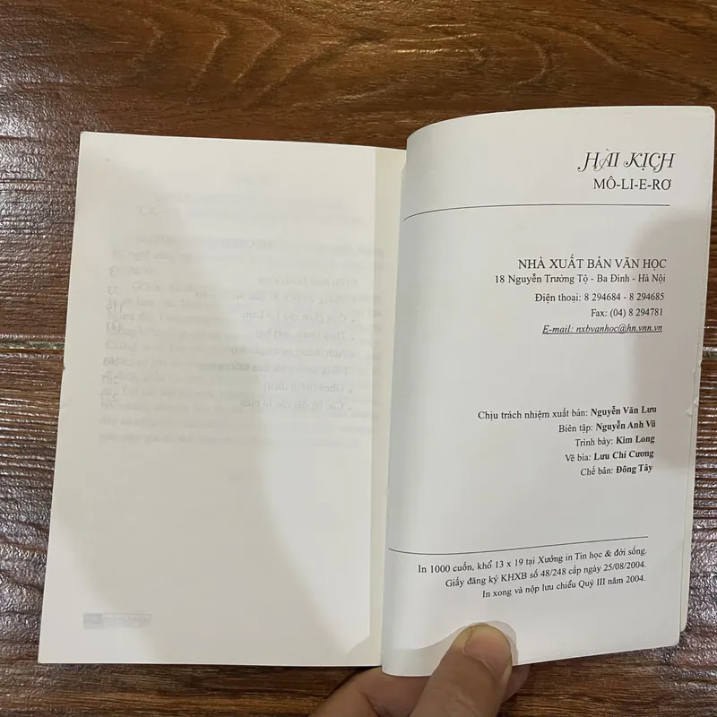 Hài Kịch - MOLIERE (6) 735002