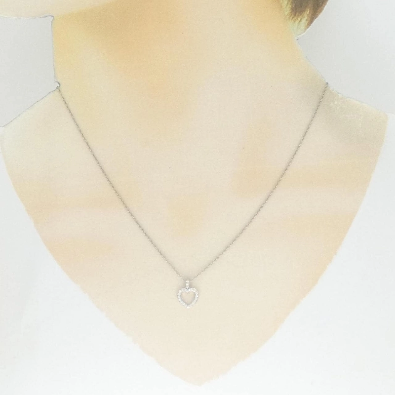 Dây chuyền nhỏ hình trái tim outline Tiffany - Hàng hiệu Authentic 841864