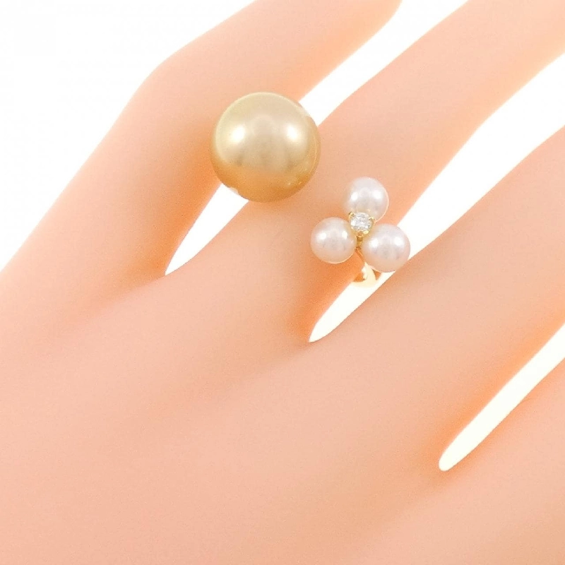 Nhẫn ngọc trai K18YG 671600