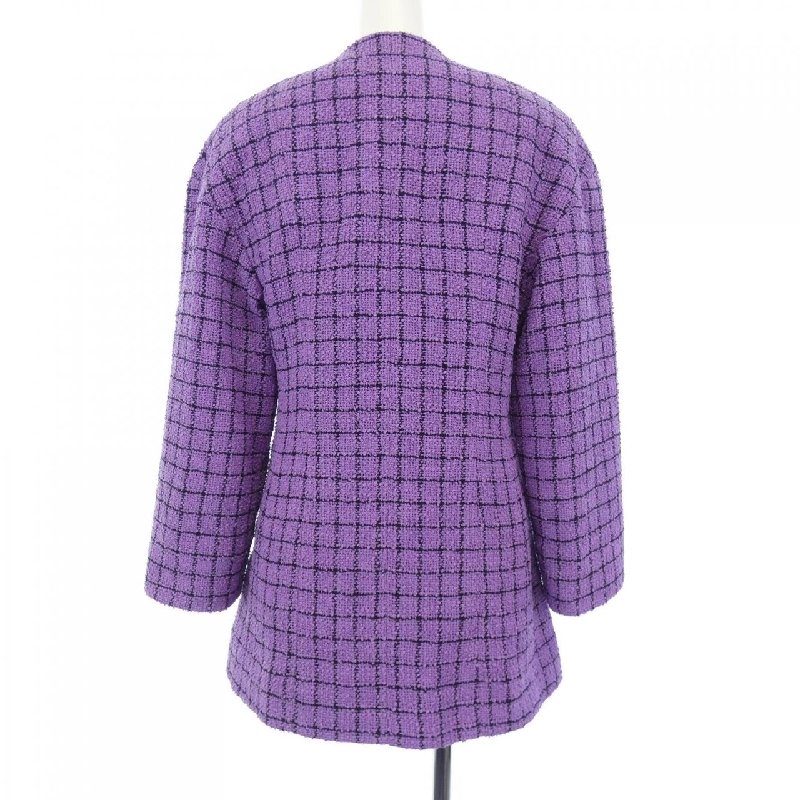 【Mã giảm giá】Áo khoác không cổ CHANEL 642560