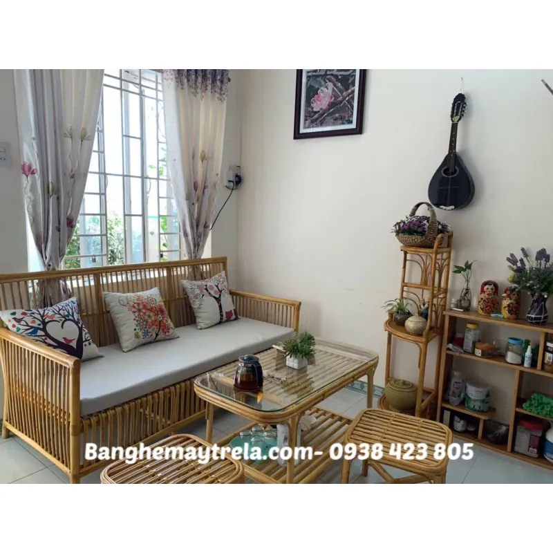 Sofa mây tự nhiên phòng khách 721987