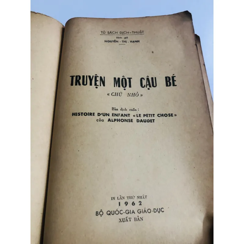 TRUYỆN MỘT CẬU BÉ (CHÚ NHỎ) 1962 792507