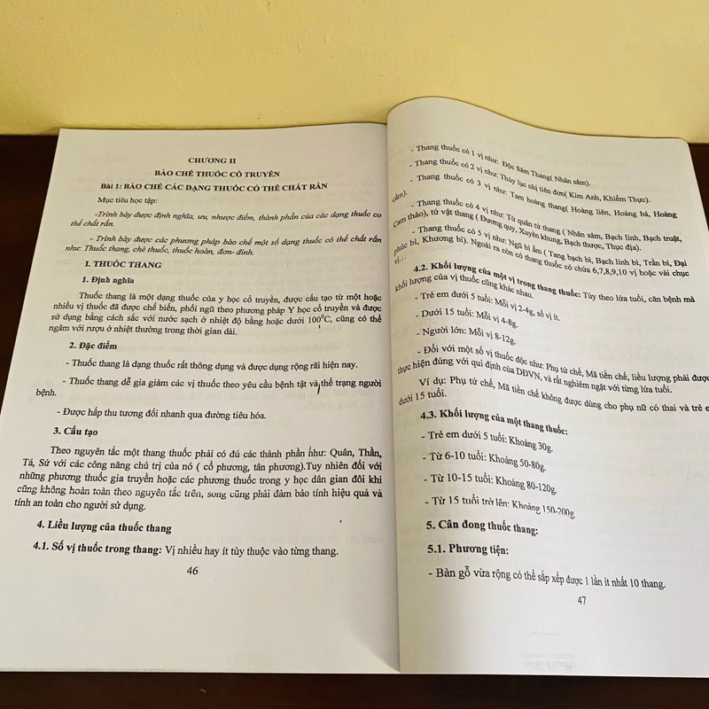 Giáo trình Dược cổ truyền (photo, lưu hành nội bộ)  536762