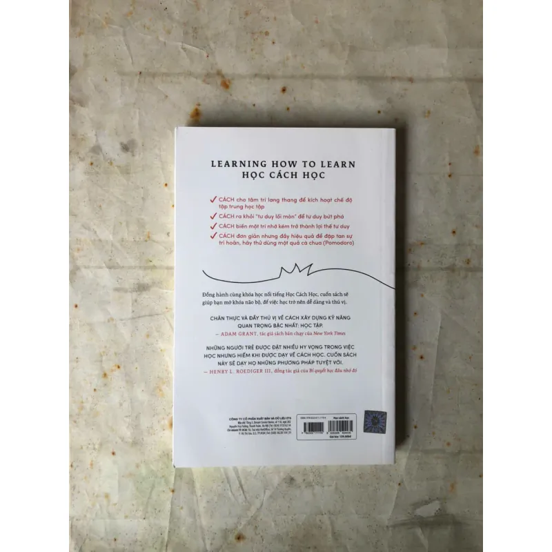 Học Cách Học - Barbara Oakley, Terrence Joseph Sejnowski, Alistair Mcconville 755974