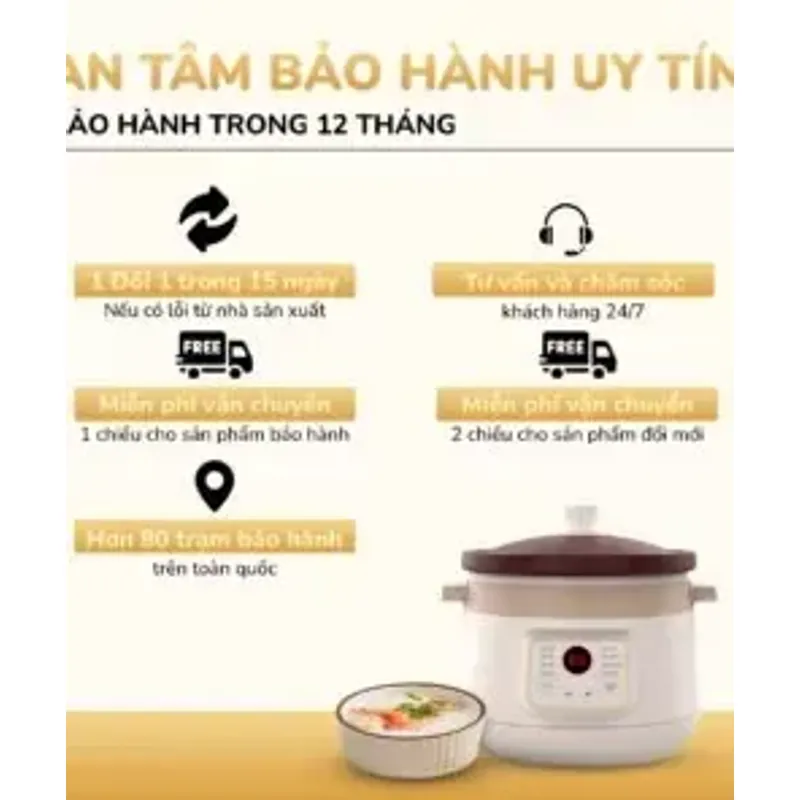 UNIE USC308 – Nồi hầm đa năng, nấu siêu nhanh, giữ trọn hương vị 714233