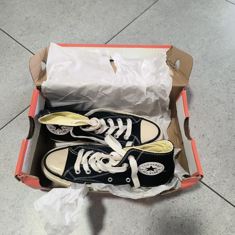 Giày thể thao cổ cao Converse All Star Chuck Taylor Đen  754628