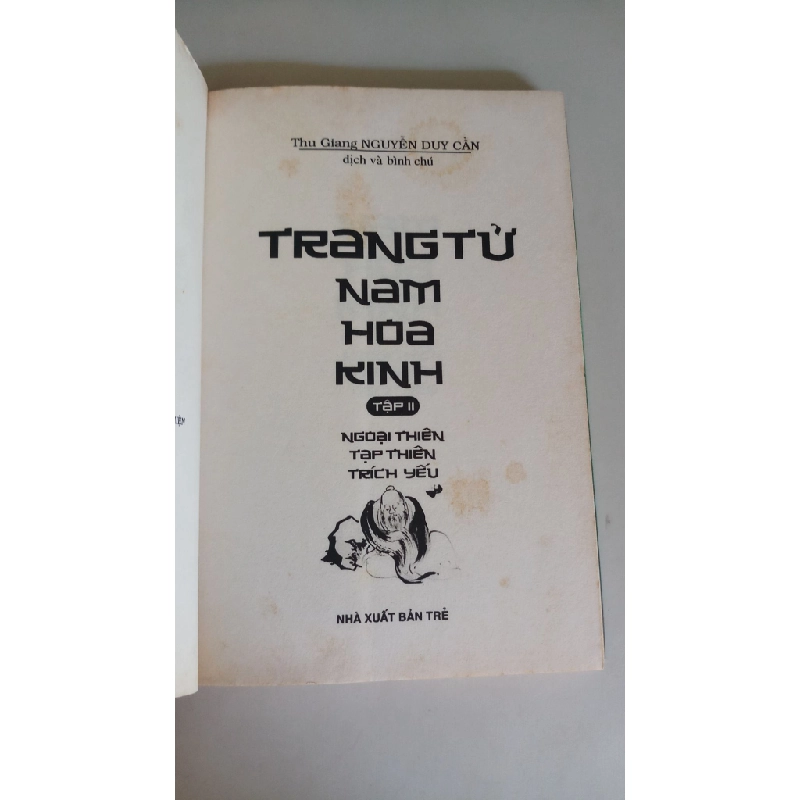 Trang tử nam hoa kinh tập 2 mới 70% ố nhiều 2015 Nguyễn Duy Cần [1301] SÁCH VĂN HỌC 369985