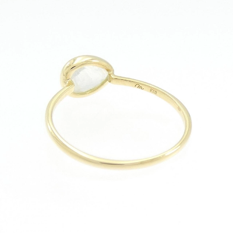 K18YG Nhẫn Đá Mặt Trăng - Hàng hiệu Chính hãng 848145