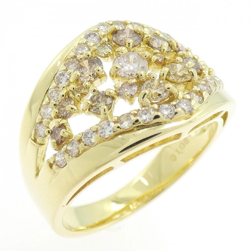 Nhẫn kim cương K18YG 1.08CT 668387