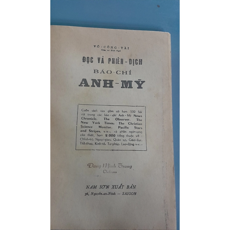 ĐỌC VÀ PHIÊN DỊCH - Soạn giả: Võ Công Tài 199327